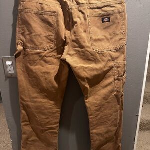Dickies Brown Cargo Work Pants for Men 38x32